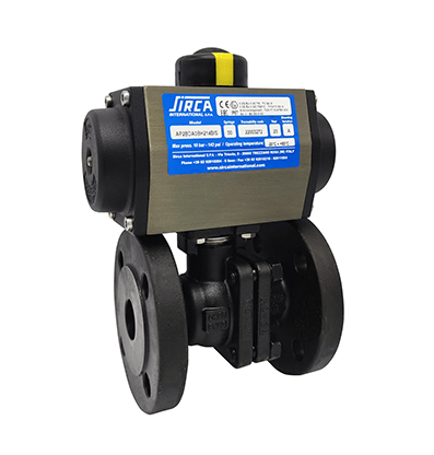 KINGDOM KVL61 + SIRCA AP | PNEUMATICALLY ACTUATED CS BALL VALVE – SPRING RETURN