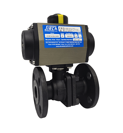 KINGDOM KVL61 + SIRCA AP | PNEUMATICALLY ACTUATED CS BALL VALVE – DOUBLE ACTING