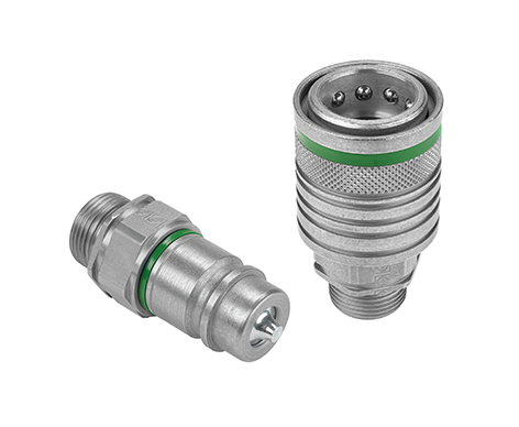 STAUFF HP | PUSH/PULL CONNECT POPPET COUPLING